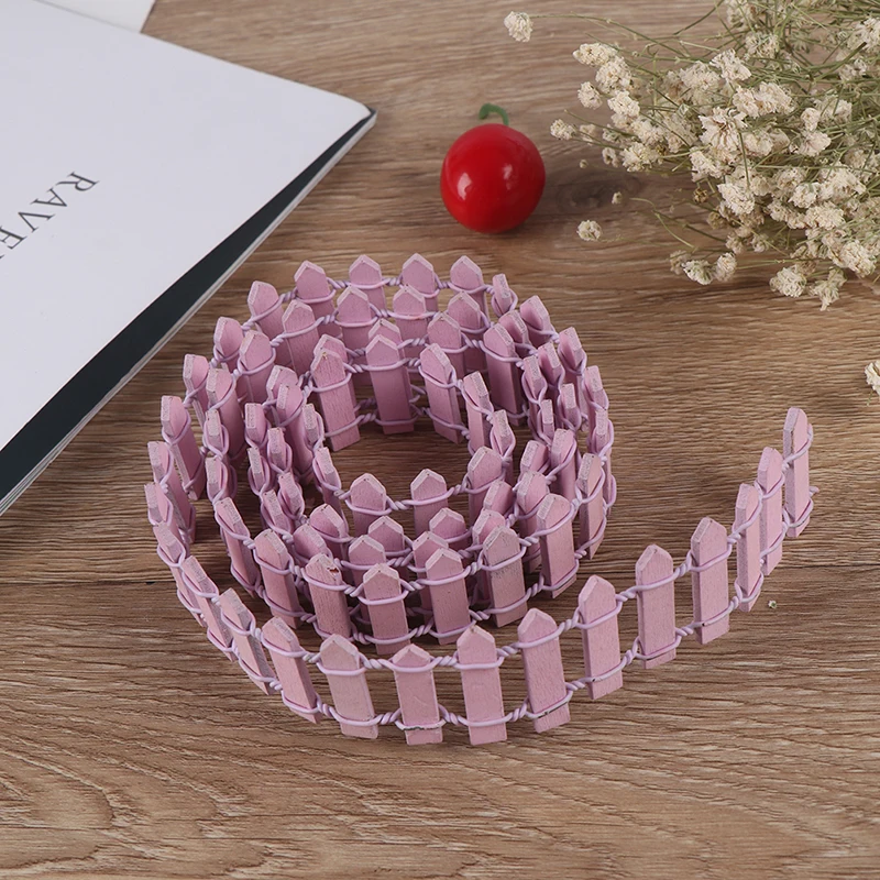 100*5 см DIY мини небольшой забор барьер деревянный ремесло миниатюрный волшебный