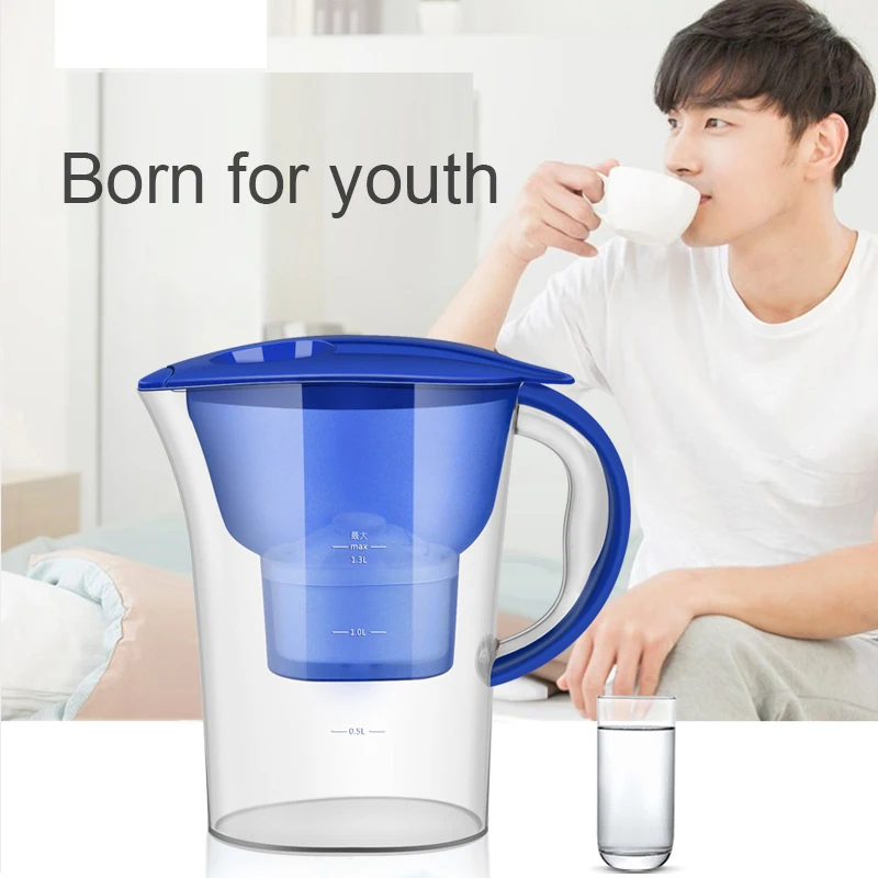 Кувшин для воды с фильтром картридж заправки активированным углем дома и офиса