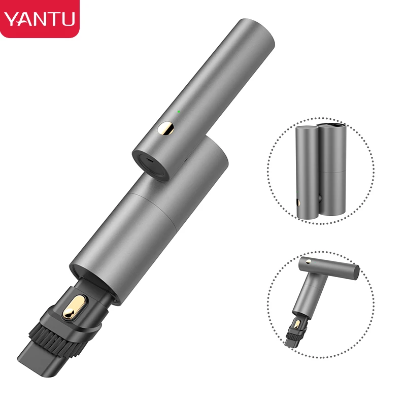 YANTU портативный автомобильный пылесос вращающийся мини для автомобиля и дома