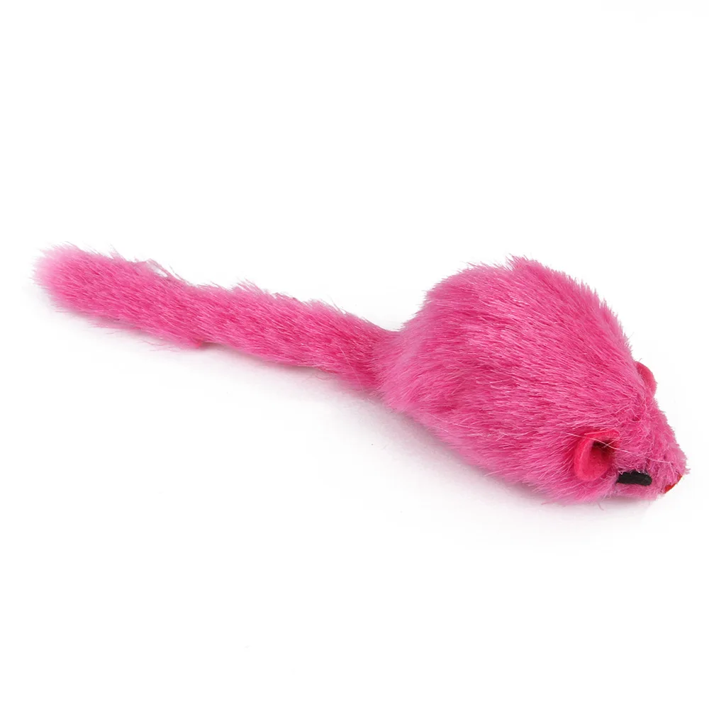 

12pcs Cat Toy Plush Mouse Mouse Toy Cat Scratch-resistant Bite-resistant Interactive Mouse Toy Chewing Vocal Toy Pet Supplies
