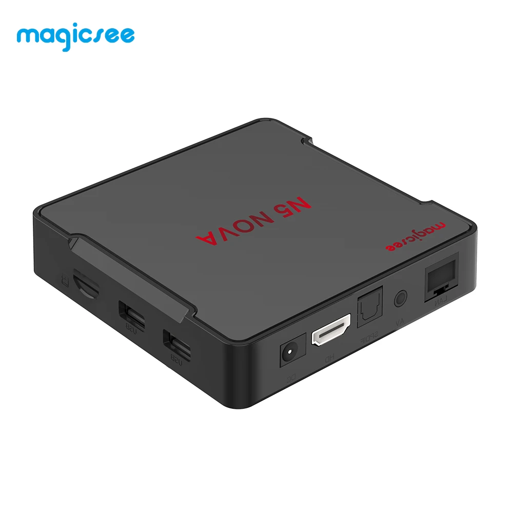 ТВ-приставка Magicsee N5 NOVA Android 9 0 четырехъядерный процессор RK3318 4 Гб ОЗУ 32 ГБ/64 ПЗУ 2