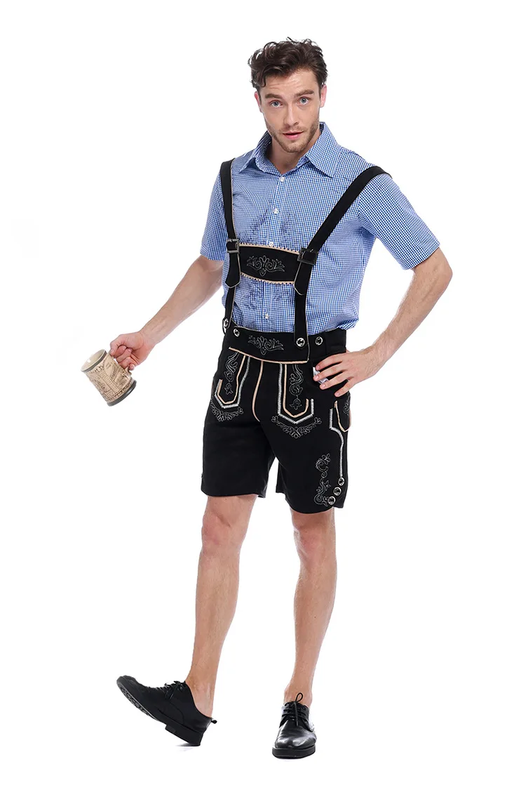 Немецкое Пиво окотоберфест баварский парень мужские Lederhosen взрослые костюмы на