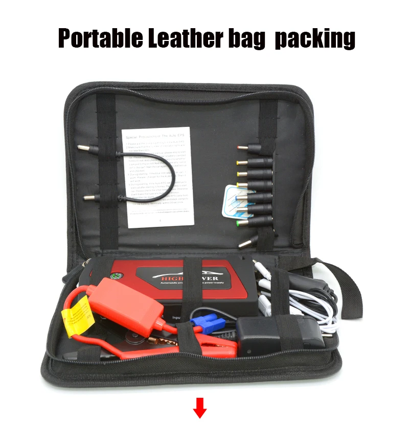 

Car Jump Starter 69800mAh 12V 600A Car Jump Starter Portable USB Power Bank Battery Booster Emergency Jump Starter