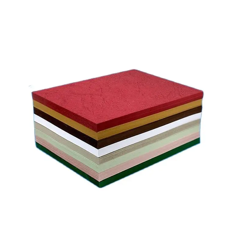 

50 Sheet 29.7x21cm 180gsm A4 Flat Textured Paper Color Cover Paper Children's Handmade Paper Binding Cover Paper