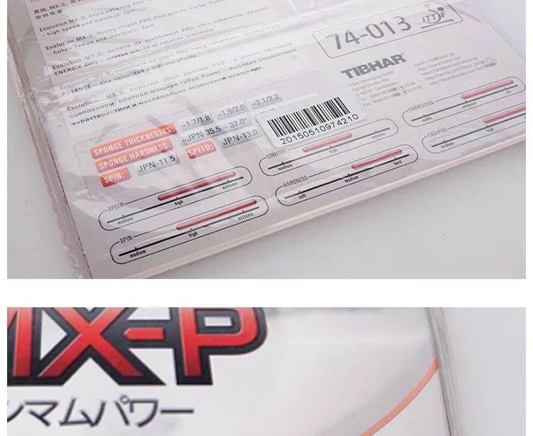 Tibhar Evolution Mx-p/el-p/fx-p ракетки для настольного тенниса Ubber ракетка Спортивная Быстрая атака петля для пинг-понга каучуки