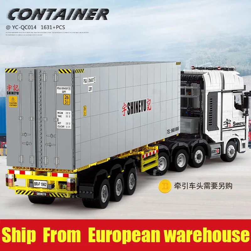 Yeshin 1:10 высокотехнологичные автомобильные игрушки строительные блоки грузовик