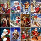 Картина из страз YI Bright 5D DIY, мозаика Санта-Клауса, алмазная вышивка, мультяшное рождественское изображение стразы, подарок ручной работы