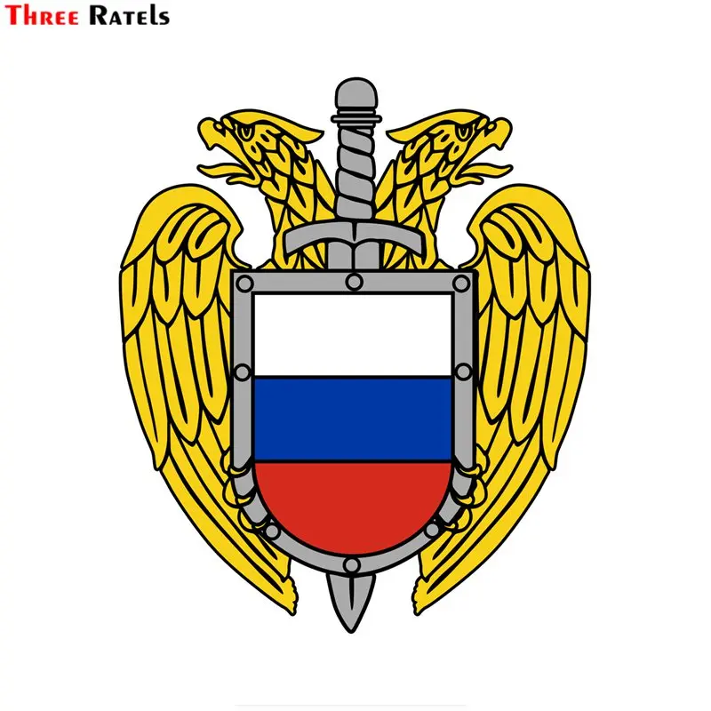 

Автомобильная наклейка Three ratels FTC-661 # 14X16.5CM с эмблемой Российской Федерации
