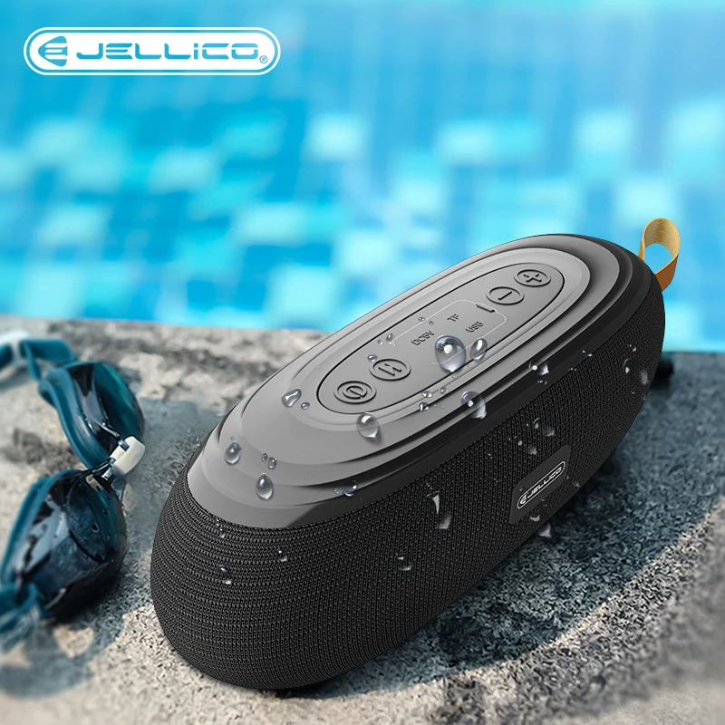 Bluetooth Колонка Jellico портативная с поддержкой FM радио и TF карт|Портативные колонки| |
