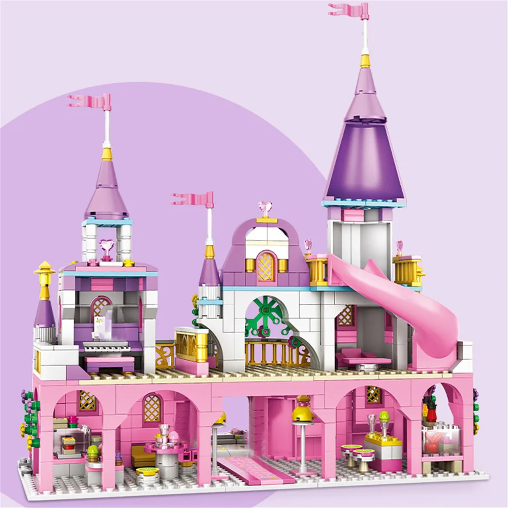 2022 г. город творчество фея принцесса друзья сад замок дворец модель строительные