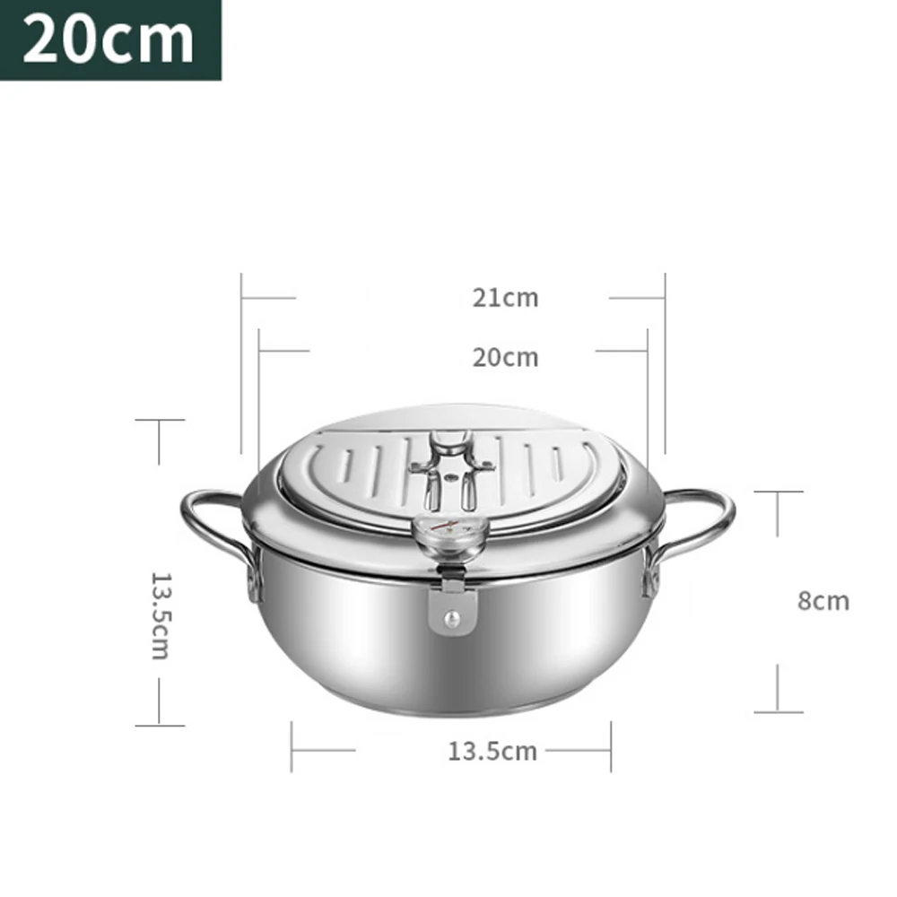 Бытовая фритюрница Tempura Сковорода Из Нержавеющей Стали экономия масла в японском