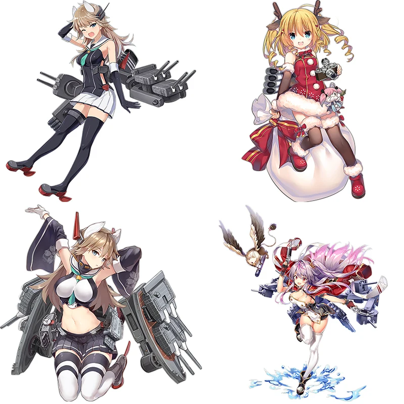 

Три Ratels CYX15 Azur Lane ВМС США Gridley аниме стикер для автомобиля велосипеда мотоцикла ноутбука наклейки на стену для украшения дома
