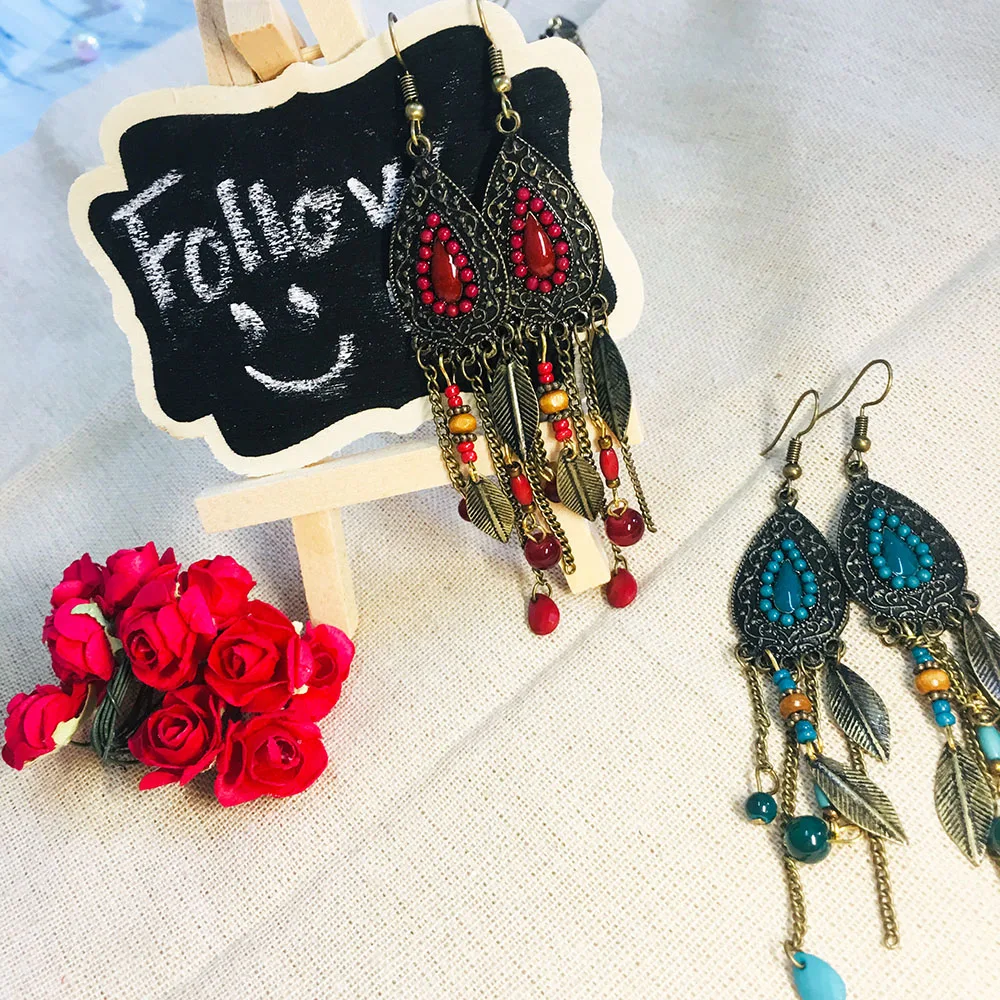 Бохо ювелирные изделия летние серьги для женщин Ловец снов Висячие Популярные