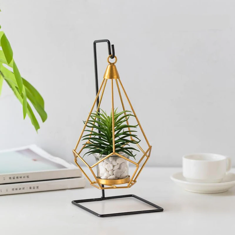 Золотые металлические подсвечники новинка скандинавские свечи для спальни