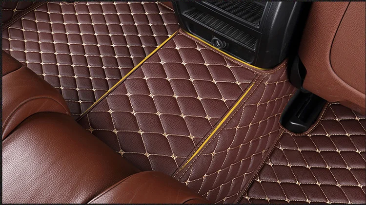 Пользовательские автомобильные коврики для Mercedes Benz W203 W204 W205 W201 W202 AMG C43 C63 C200 C220 водонепроницаемый кожаный Противоскользящий ковер