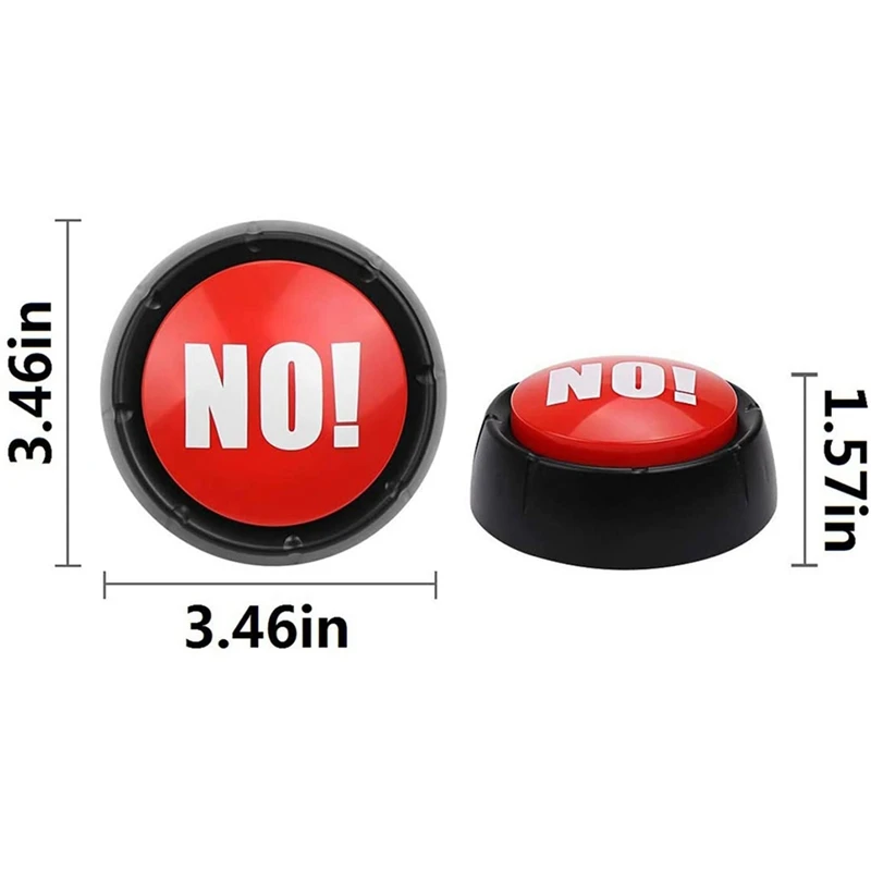 

Pet voice button Pet Communication Buttons Dog Buttons Children's Games Dog Training Sounder Pet Voice Buttons-Yes and No