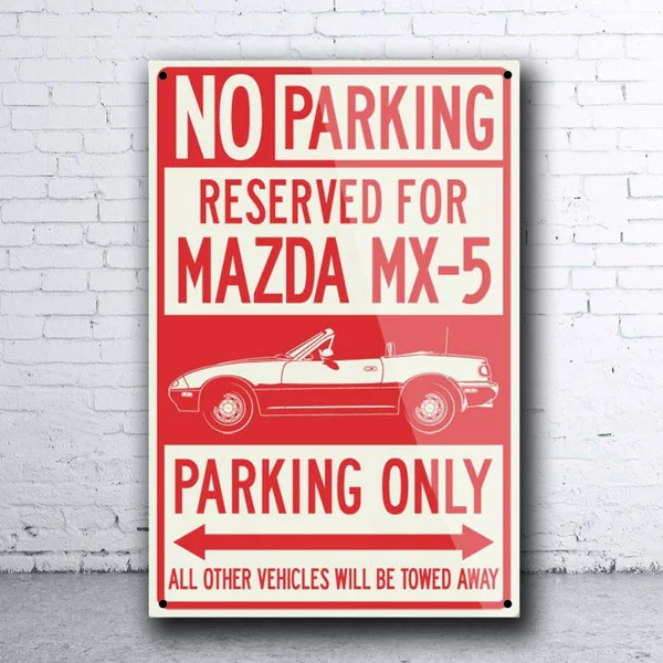 

Оловянная табличка в стиле ретро для Mazda