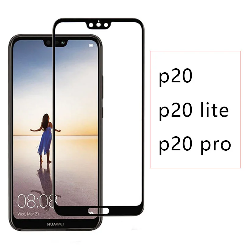 Чехол для P20 Lite P 20 Pro Light полное покрытие закаленное стекло Huawei Honor P20lite P20pro