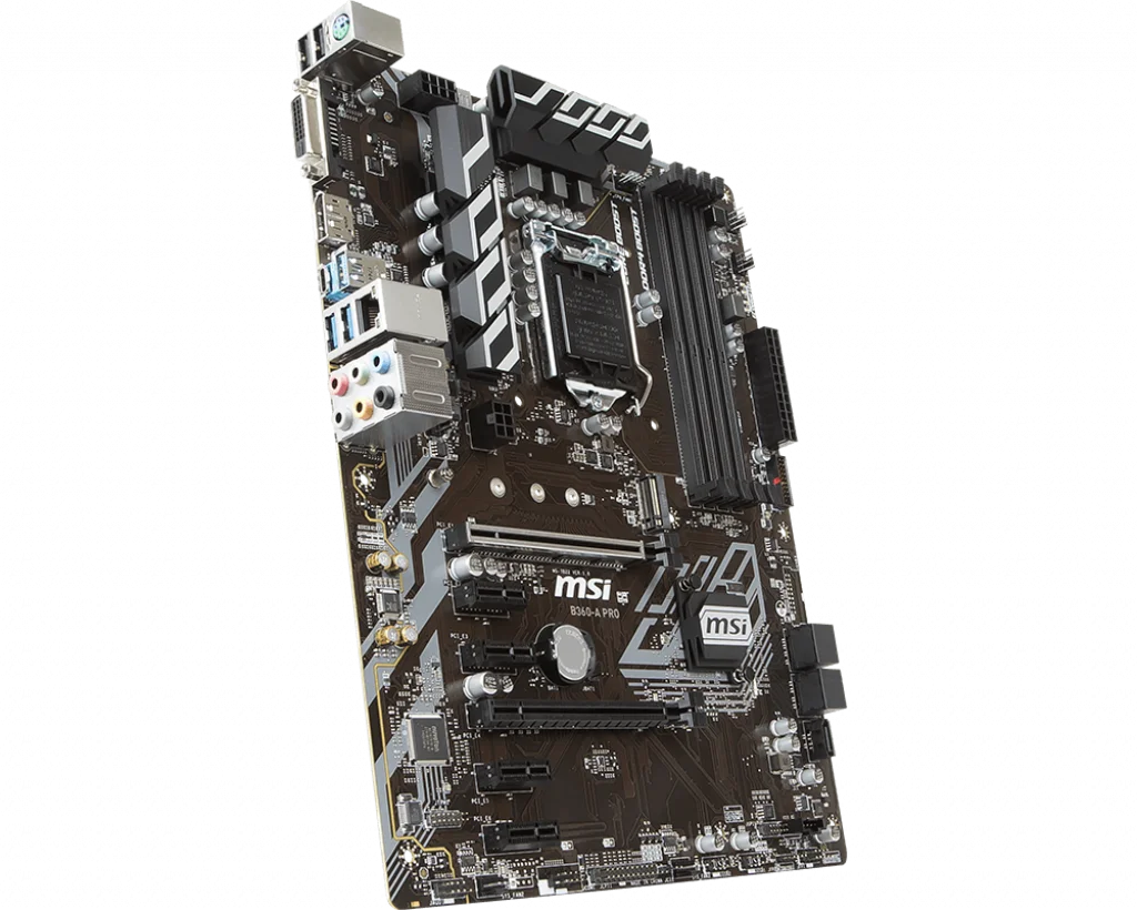 Günstig MSI B360-A PRO Original PC Motherbaord LGA 1151 Intel B360 MSI B360 1151 DDR4 64GB Core I7/i5/i3 M.2 Verwendet Desktop Mainboard