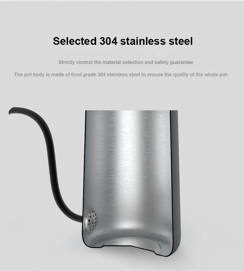 Чайник для кофе TIMEMORE Fish Pure Pour Over 700 мл 6 мм с носиком|Кофейники| |