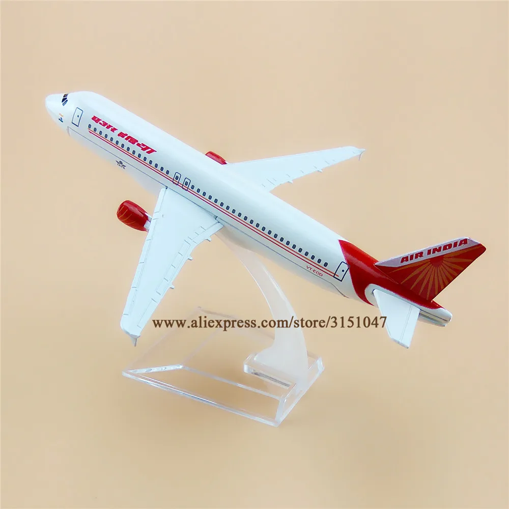 16 см Air India A320 Airbus 320 Airlines модель самолета Модель сплав металлический самолет литье