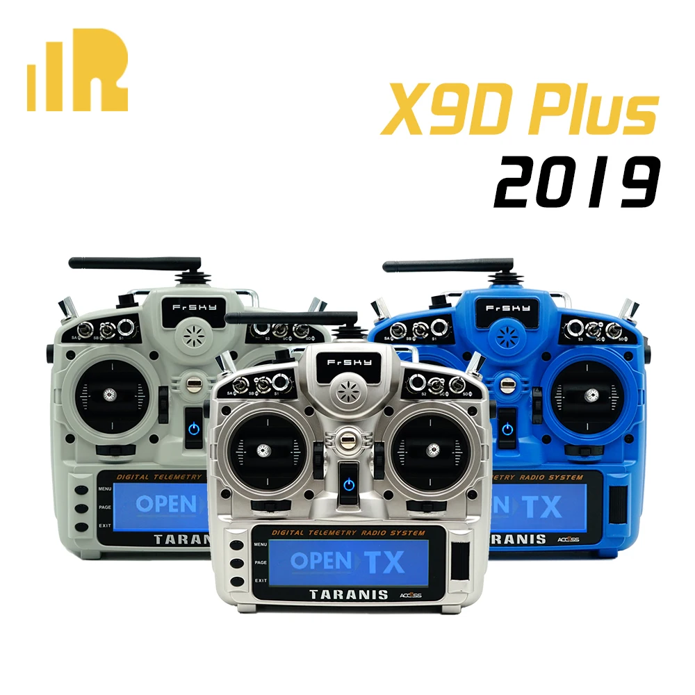 

Frsky Taranis X9D Plus 2019 передатчик 2,4 ГГц пульт дистанционного управления для радиоуправляемого FPV дрона квадрокоптера радиоуправляемого самолета ...