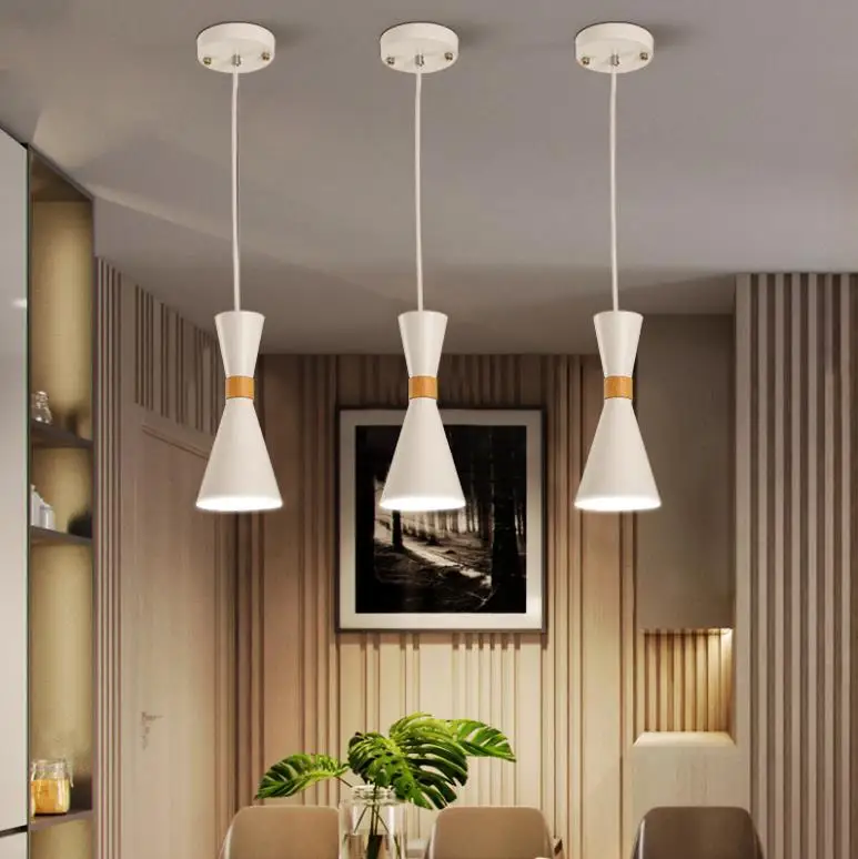 Nordic ресторан подвесной светильник бар маленькая люстра подъезд творческая