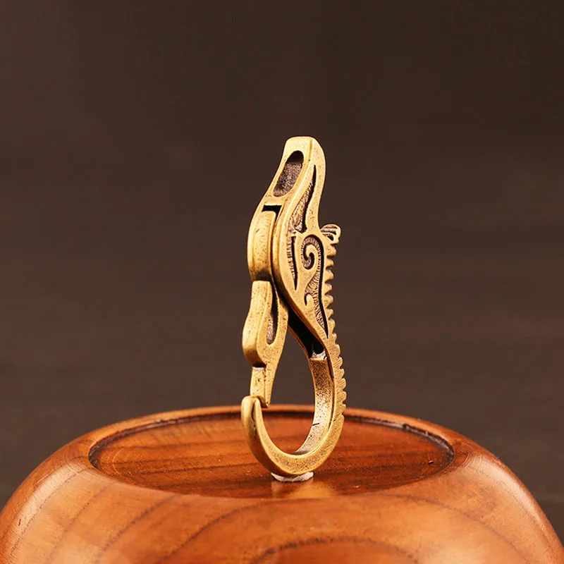 Латунный брелок для ключей в виде слона носа Мужская подвесная пряжка на талию