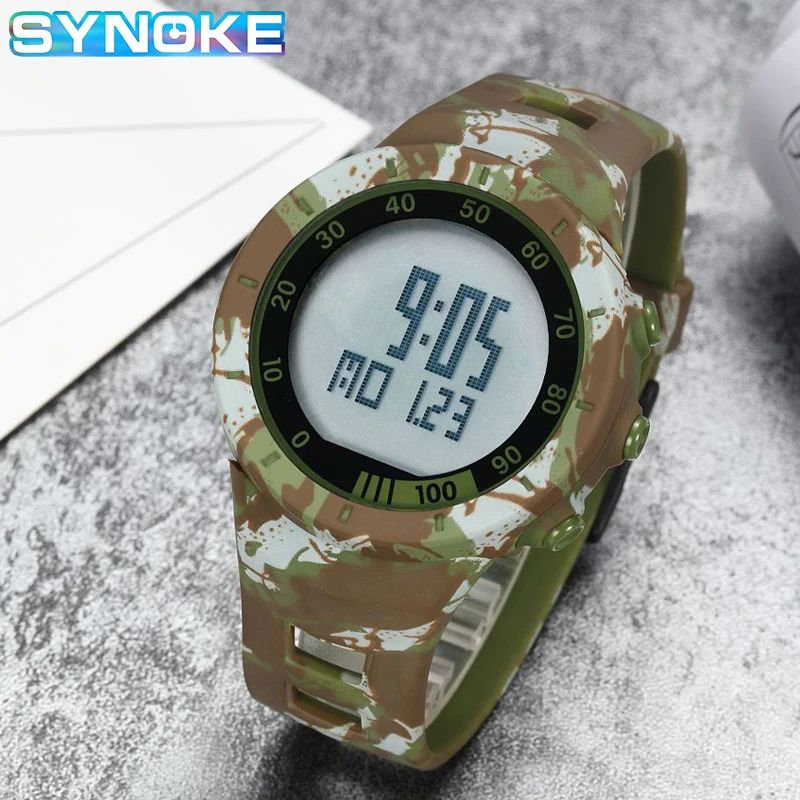 Men Luxury Watch 50M Waterproof Shock Chronograph LED Date Alarm Digital Sport Watch For Men Military Electronic Wristwatch Boys