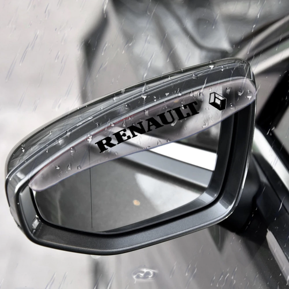 2 шт./лот универсальные ПВХ автомобильные дождевики для зеркала заднего вида с