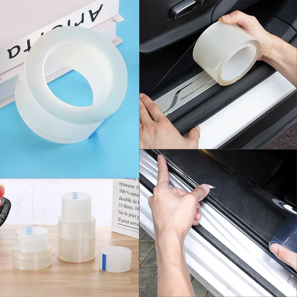 Автомобильная наклейка s Защитная пленка для края двери клейкая лента авто