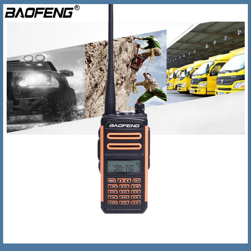 2021 Baofeng BF-S5Plus S5 Plus 10W 30km long range two way radio Waterproof Portable Walkie Talkie Vhf Handheld Ham CB Dual Band