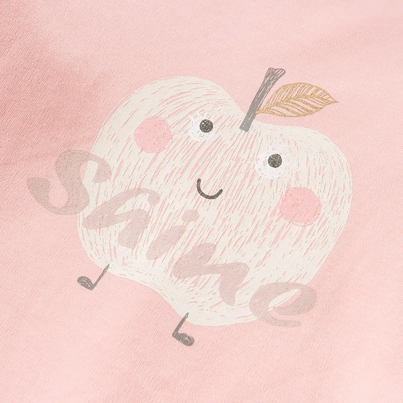 DBZ11679 dave bella autumn baby girls boys fashion cartoon fruit clothing sets kids cute long sleeve children 2 pcs suit | Детская