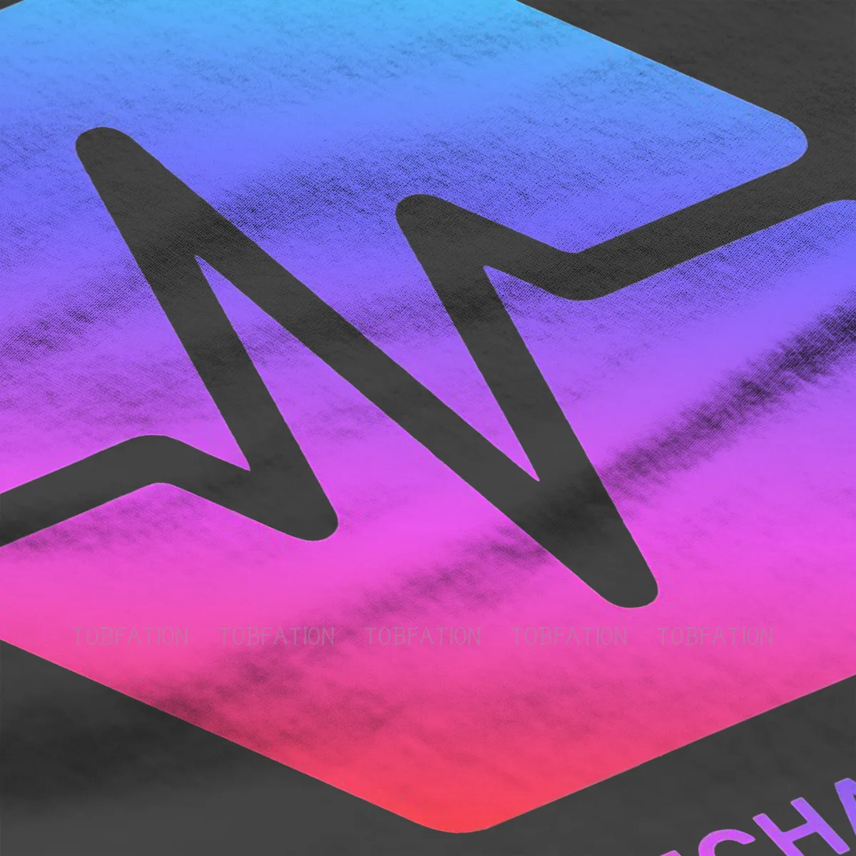 Классическая мужская футболка Logotipo с круглым воротником Блокировка блоков из