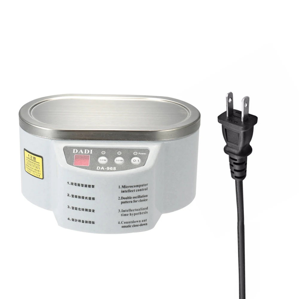 

30/50 Вт 600 мл цифровой ультразвуковой очиститель бытовой очиститель часы-очки инструмент для очистки печатной платы стерилизационная машина