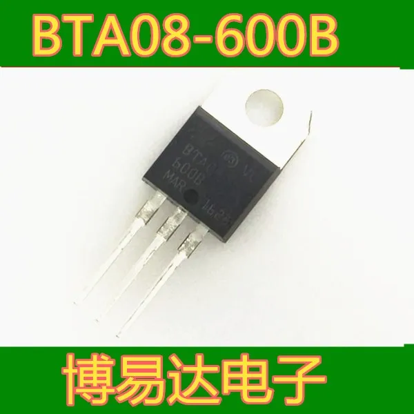 

50 шт./лот BTA08-600B BTA08-600 TO-220 8A600V