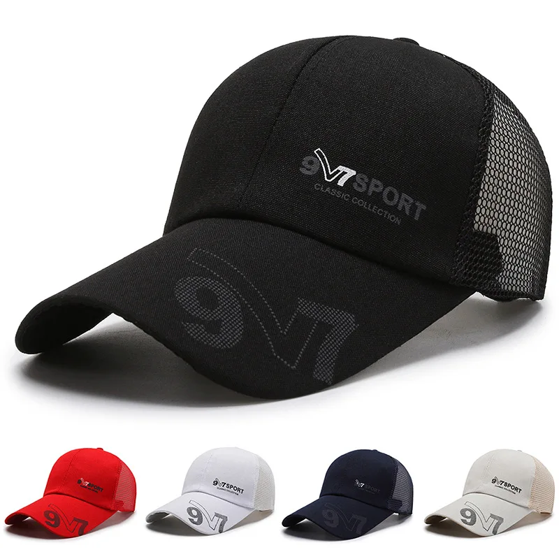 

Summer Breathable Mesh Baseball Cap Riding Fishing Visors Tennis Golf Caps Women Men UV Protection Fashion Panama Sport Hat DT15