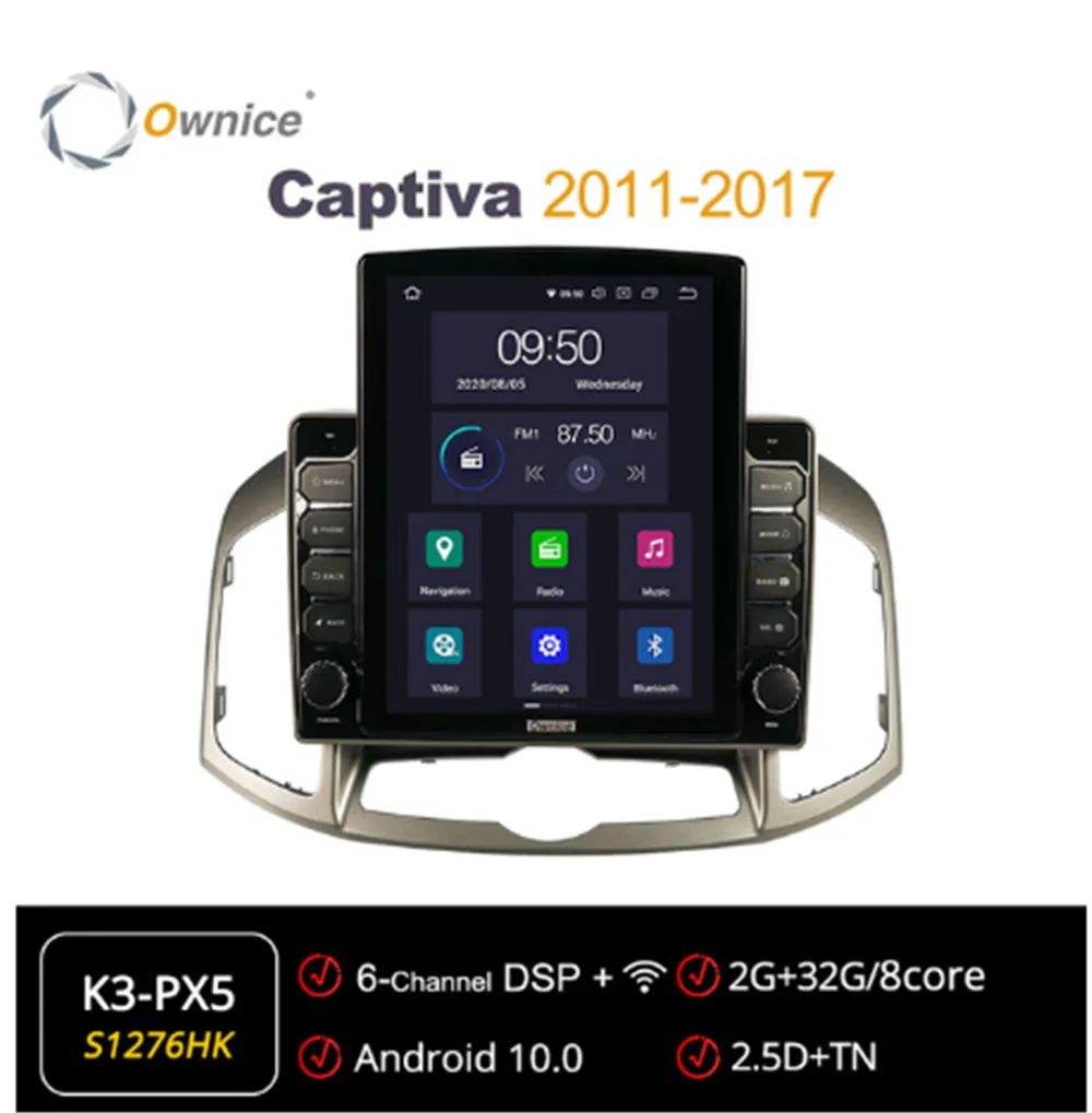 

Ownice Android 10 автомобиль радио forChevrolet Captiva 2011 2012 - 2017 GPS 2 Din Авто Аудио Системы стерео проигрыватель 4 аппарат не привязан к оператору сотовой связ...