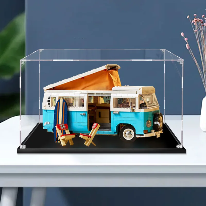 

BrIckLight Camping Car T2 21328 Party 10279 building blocks HD Acrylic Display Box Dustproof Transparent Model Storage Cabinet