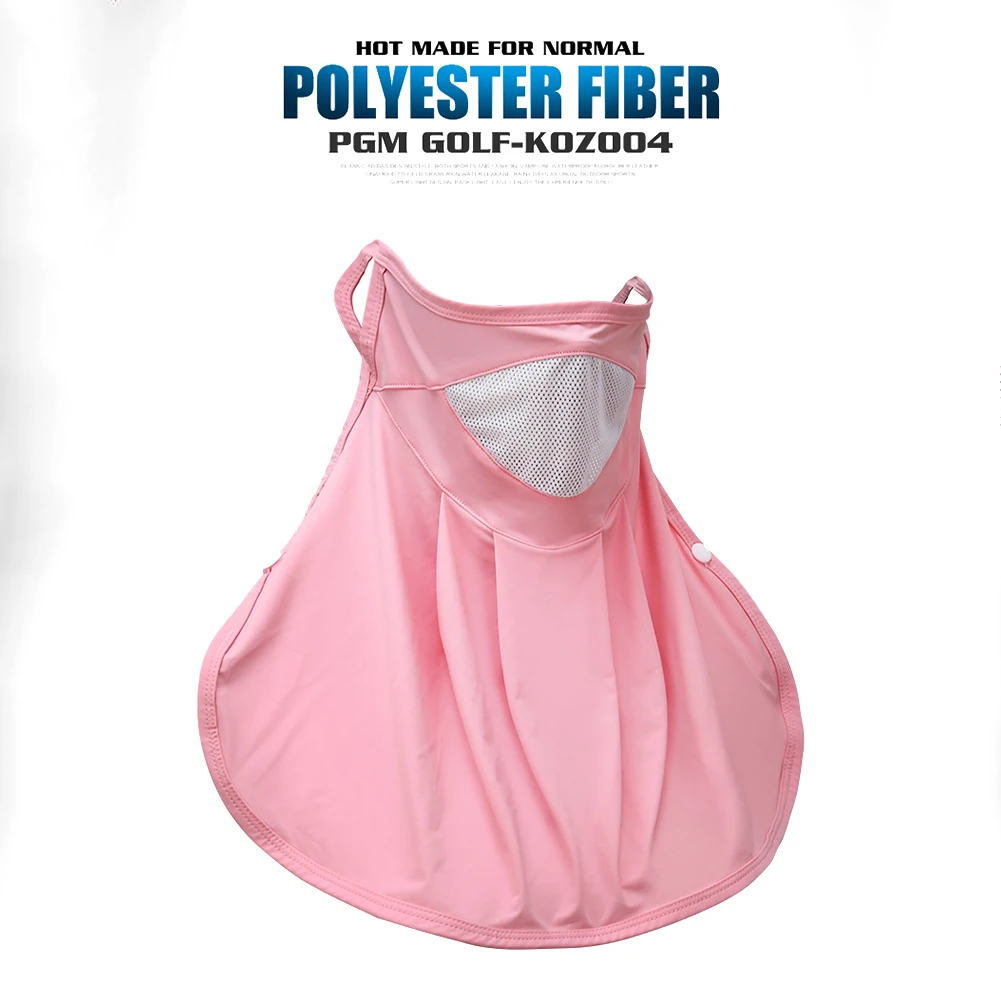 

Adult women's sunscreen golf mask ladies breathable ice silk mask plus size anti-ultraviolet face mask neck scarf