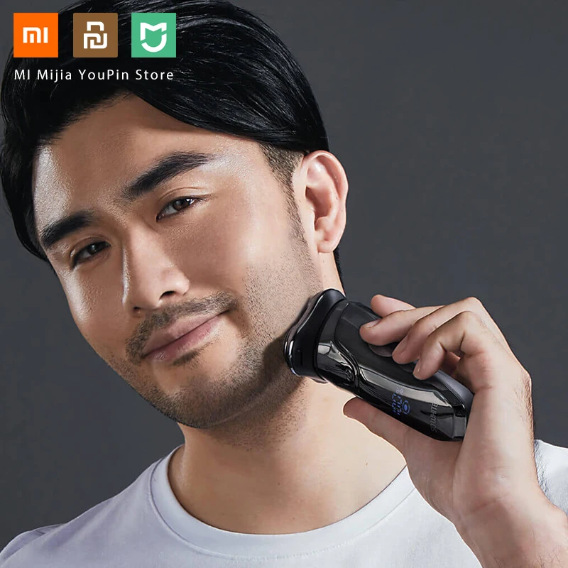 Xiaomi mijia SO WHITE 3D интеллектуальное управление бритва Влажная и сухая двойное