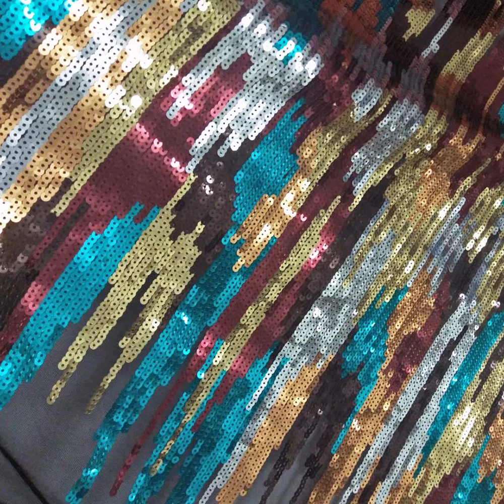 Ткань с блестками 120x90 см вышивкой блестящие пайетки | Дом и сад