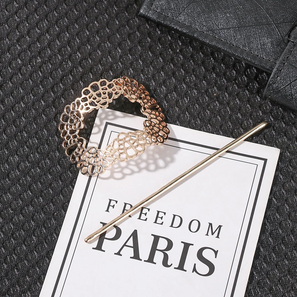 Vintage Celtics Knots Thistle and Thorns Hairpins Antique Silver Metal Stick Slide Hair Clips Women Accessories Jewelry | Красота и