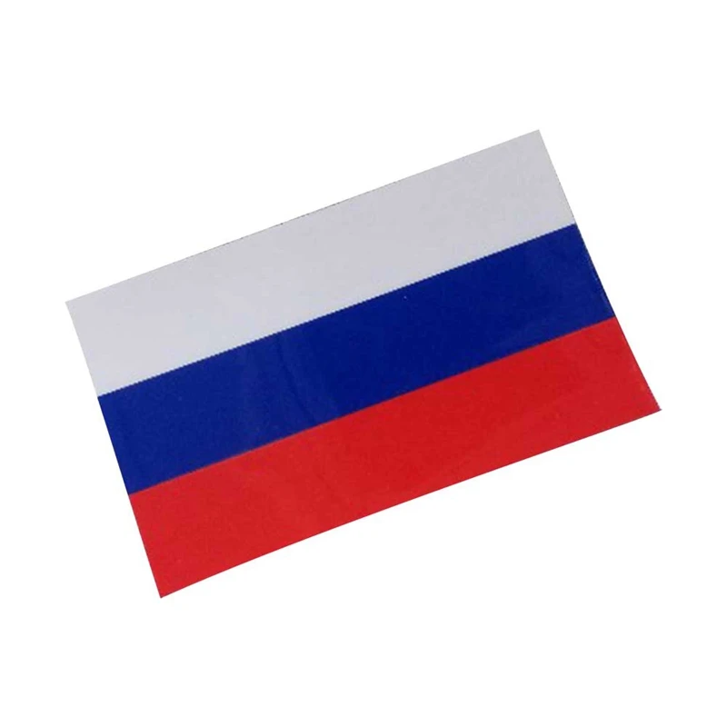 4 размера новая индивидуальная наклейка на машину мотоцикл Русский Флаг наклейки
