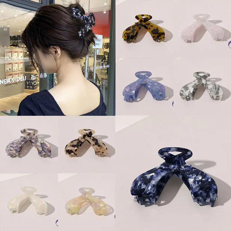 

Super Fairy Hair Accessories Acetic Acid Hair Claws 9cm Acrylic Large Hairpin Tortoiseshell Geometric Hair Clip For Girls