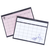 simple desktop schedule planner monthly plan kawaii mini notebooks office supplies work efficiency summary organizer new 2021