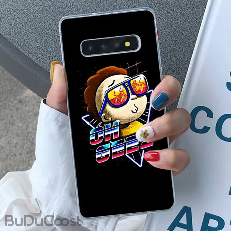 

Cartoon Rick Morty DIY Phone Case For Samsung S5 6 7 8 9 10 S8 S9 S10 plus S10E lite S10-5G S20 UITRA plus