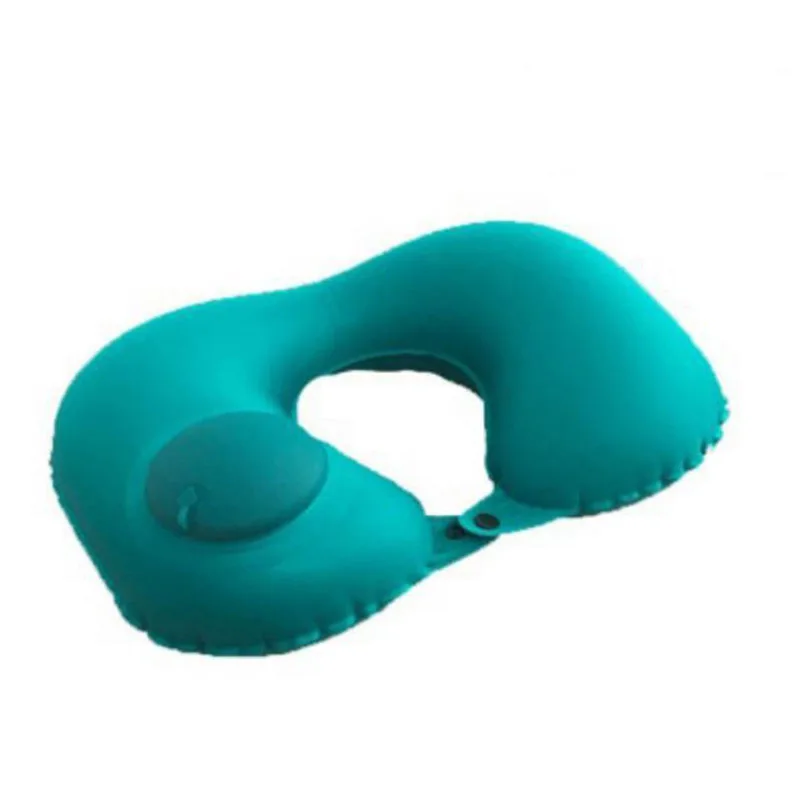 1PC Inflatable Neck PillowTravel U Shape Air Pillow Neckrest Head Rest Portable Head Rest Pillows In Flight Cushion