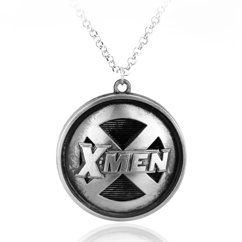 Горячая супергерой Moive X-men The Wolverines женские браслеты с гравировкой ожерелье винтажное старинное серебро X MAN собачья табличка Подвеска ювелирные изделия - Окраска металла: N624-silver