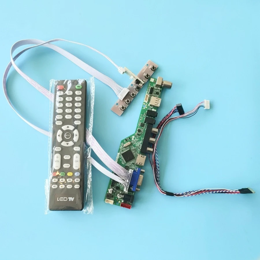 

VGA USB AV LVDS 1920*1080 WLED 60Hz Screen 40 Pin Matrix Drive Control Board Kit For B156HB01/B156HTN01/B156HTN02/B156HTN03